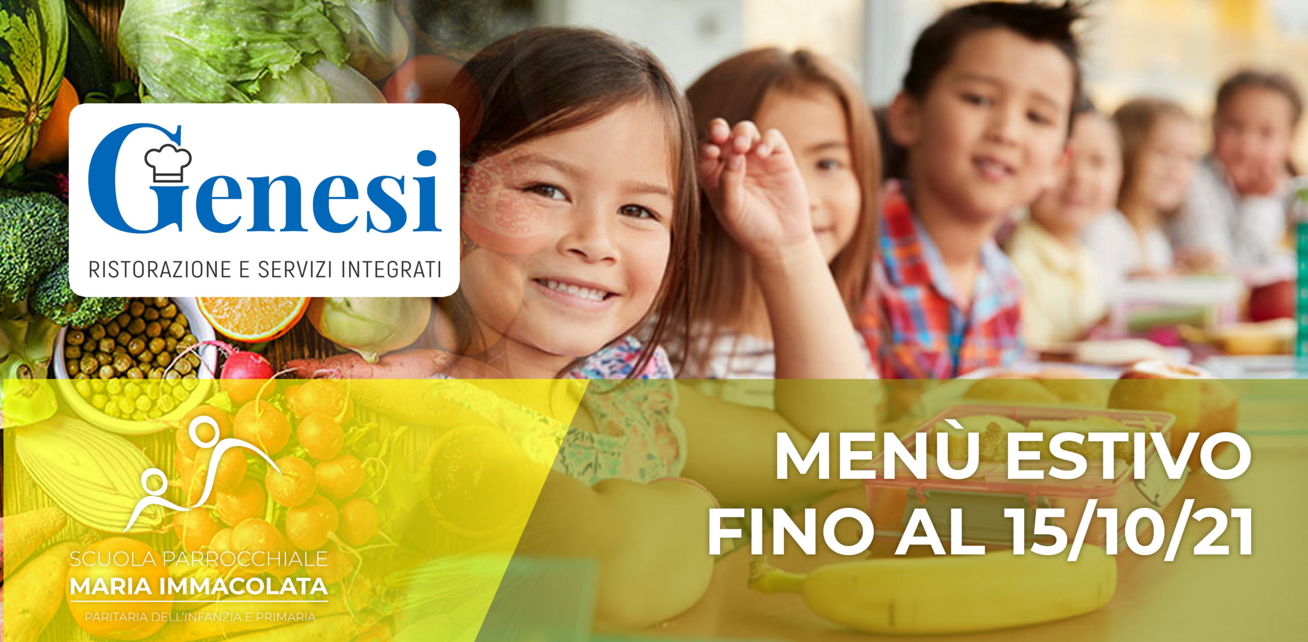 Menù estivo dall’8 settembre 2021