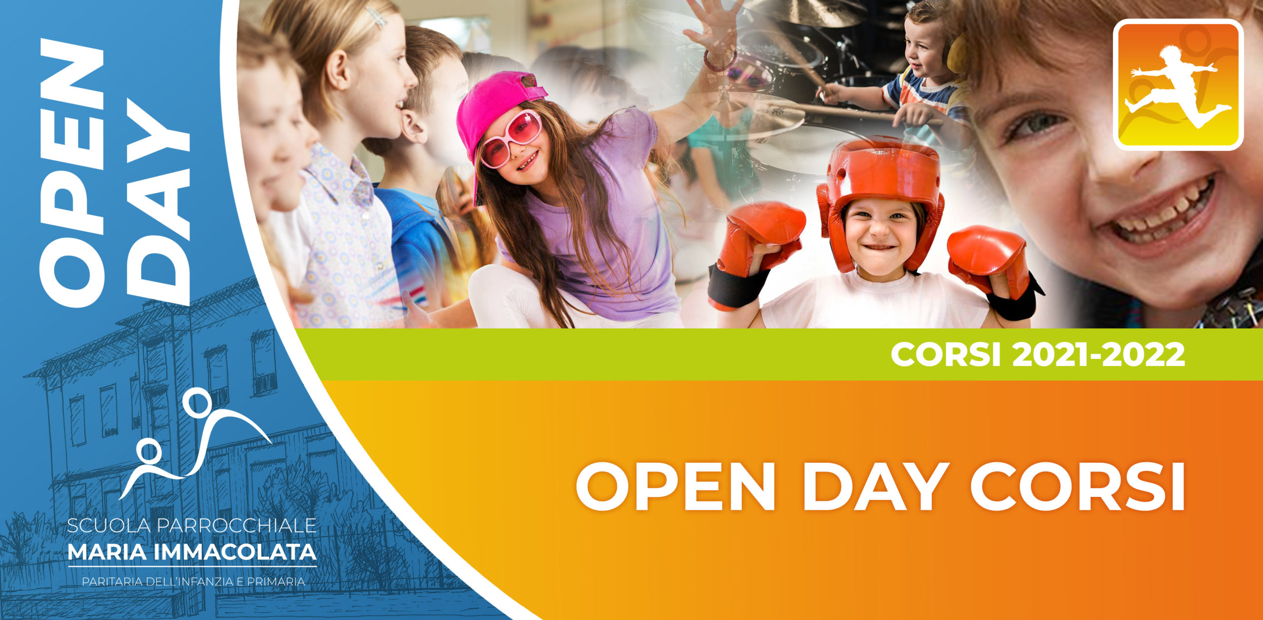 Sabato 25 settembre 2021: Open Day Corsi extrascolastici