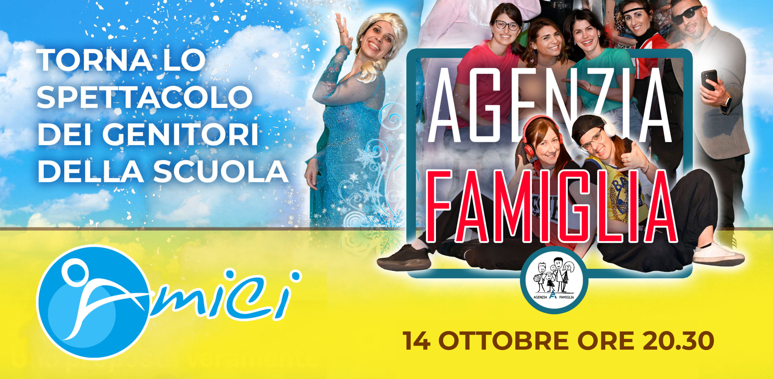 Sabato 14 Ottobre 2023 torna la Compagnia teatrale della scuola