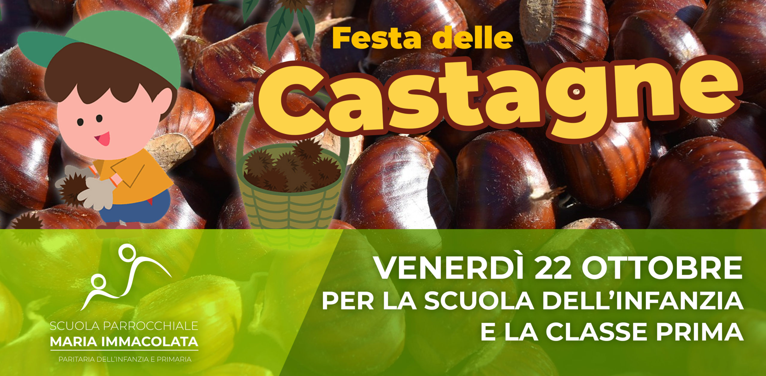 Venerdì 22 ottobre 2021: Festa delle castagne