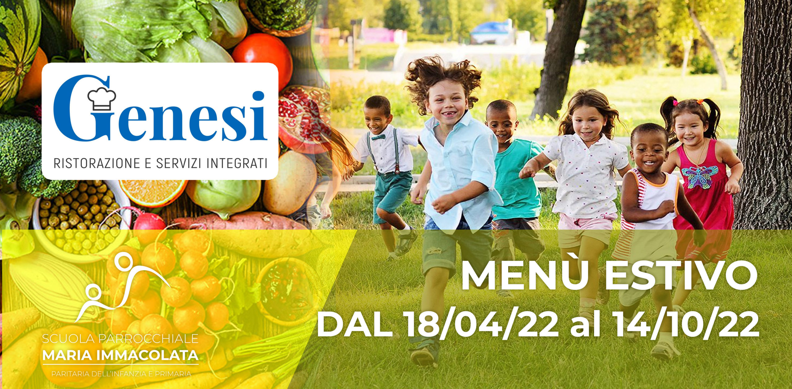 Menù estivo dal 18-04-2022 al 14-10-2022