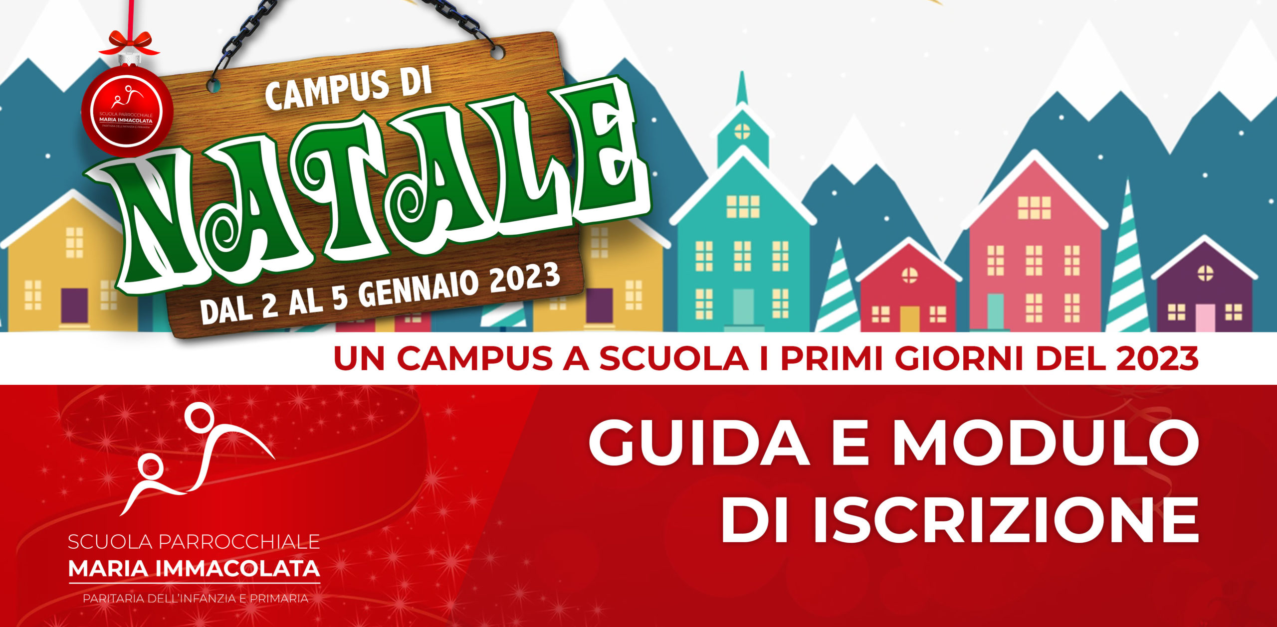 Iscrizioni aperte fino a martedì 6 dicembre 2022 al Campus di Natale