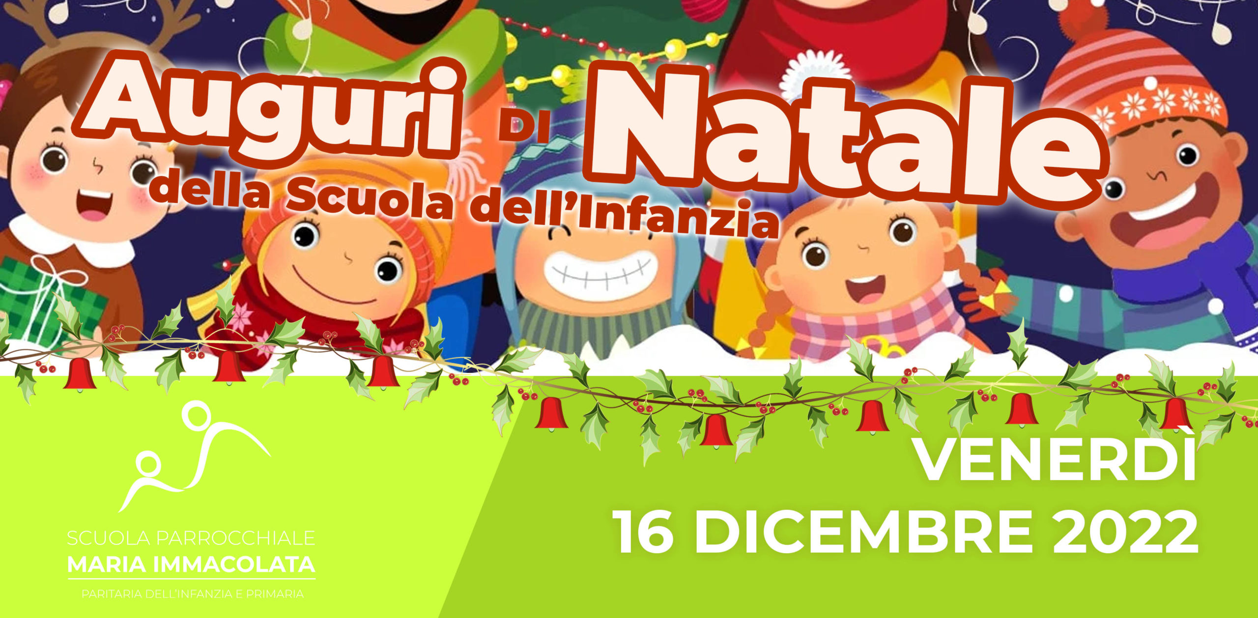 Scambio di auguri per la Scuola dell’Infanzia venerdì 16 dicembre 2022