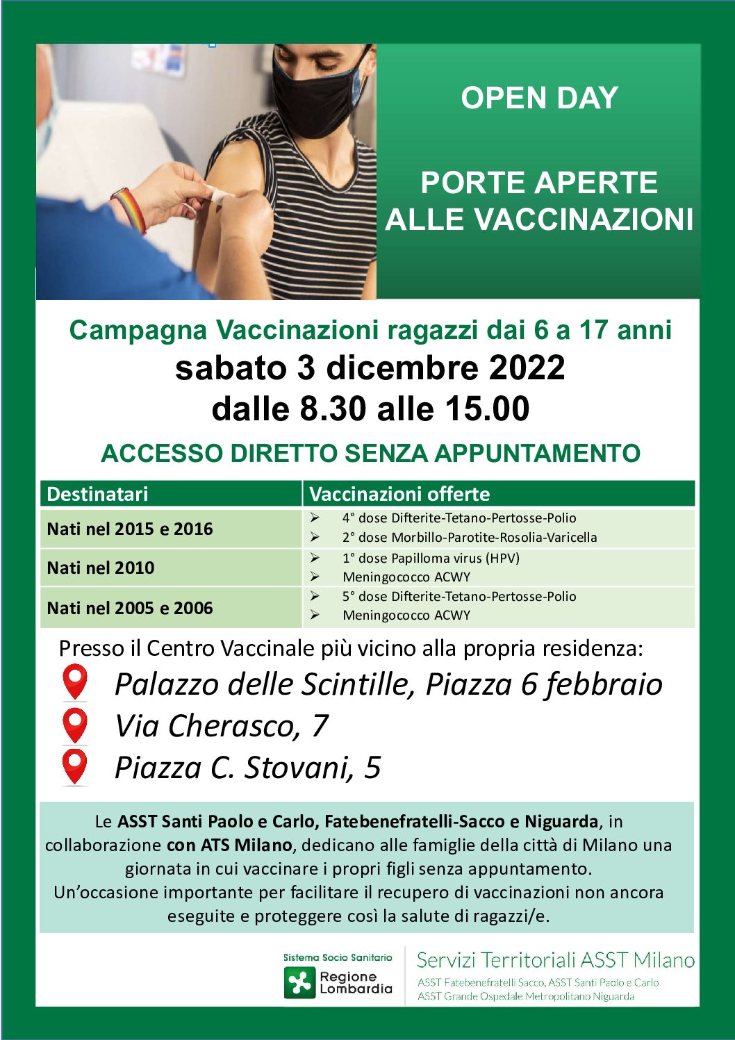 Open Day vaccinale