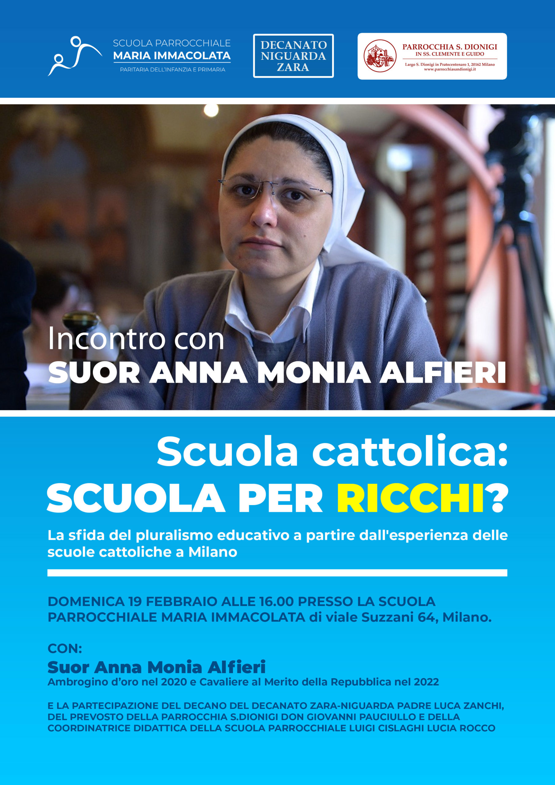 Incontro con Suor Anna Monia Alfieri