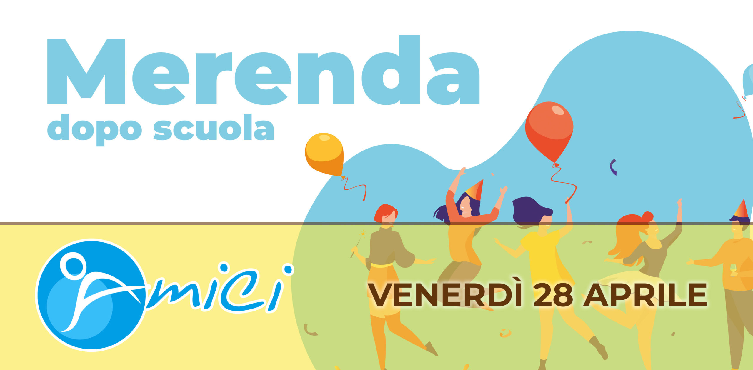 Merenda con animazione zumba per genitori e bambini