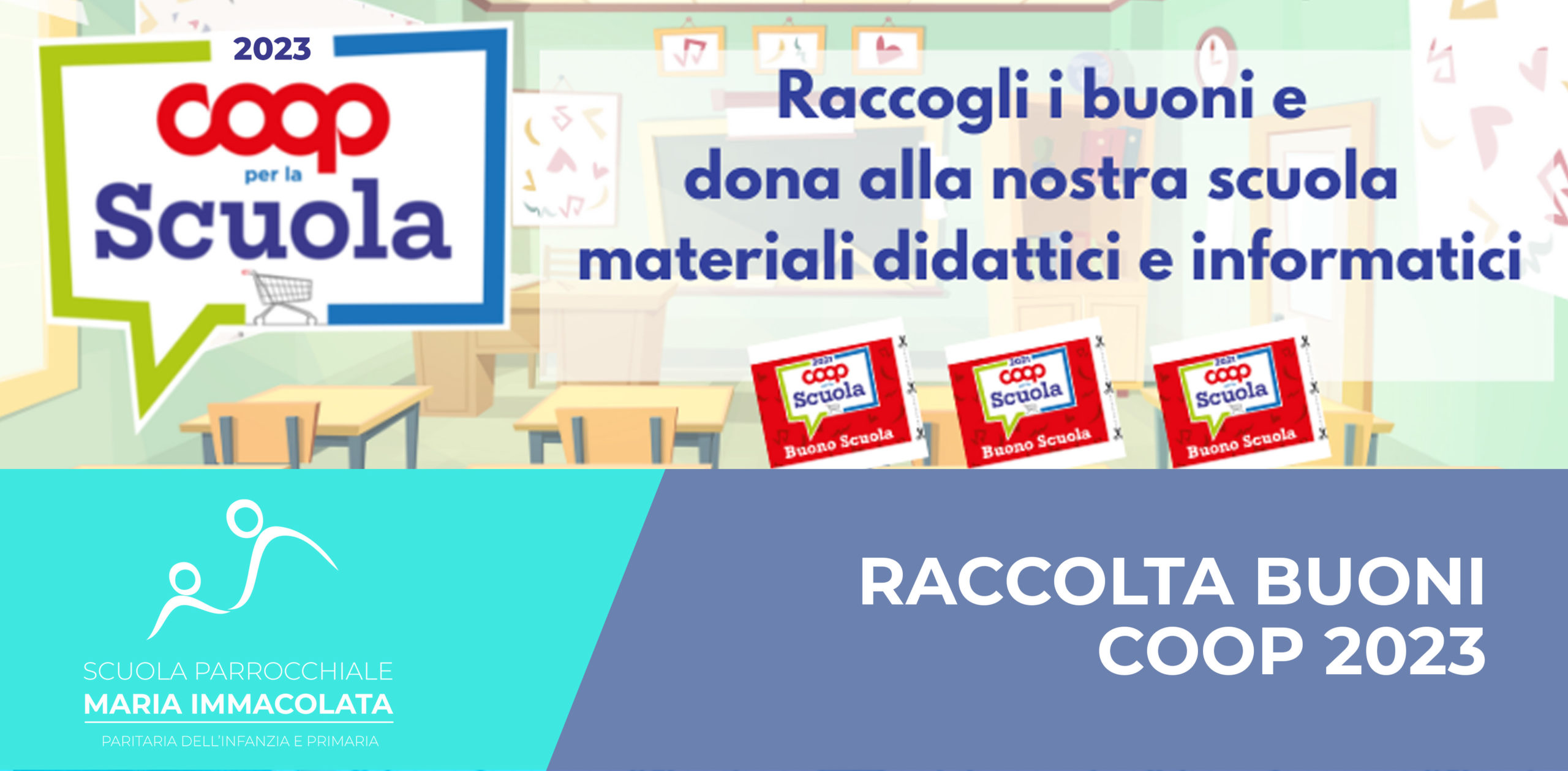 Dal 31 Agosto 2023 riparte Coop per la Scuola